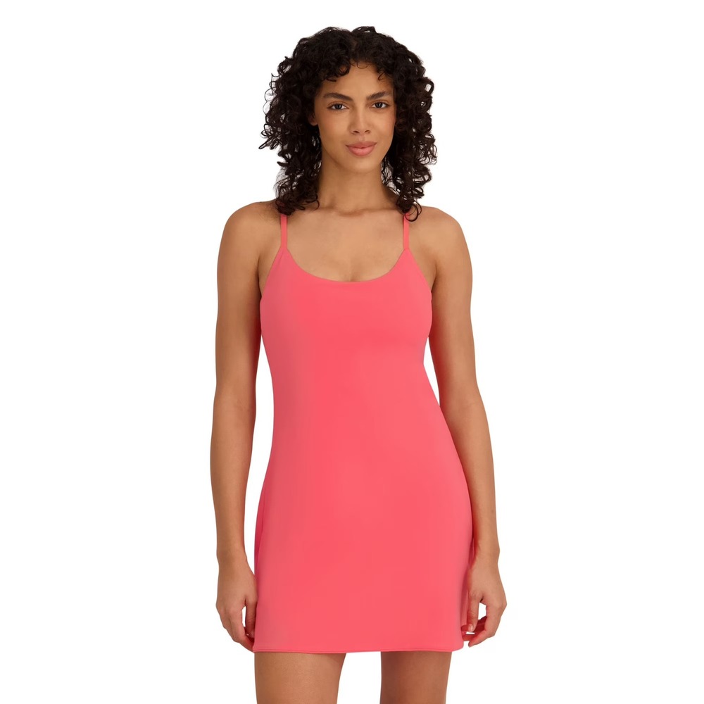 NWT Outdoor Voices Womens Exercise Dress Pink Athletic Mini Racerback Size M